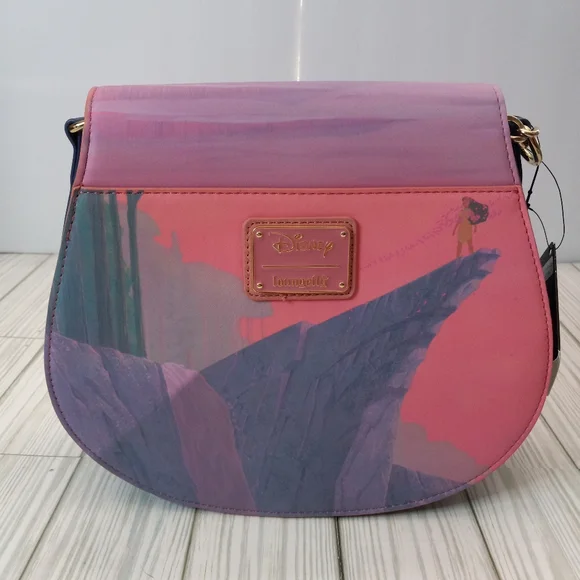 Loungefly Disney Pocahontas Colors of the Wind Crossbody Purse - Picture 6 of 10